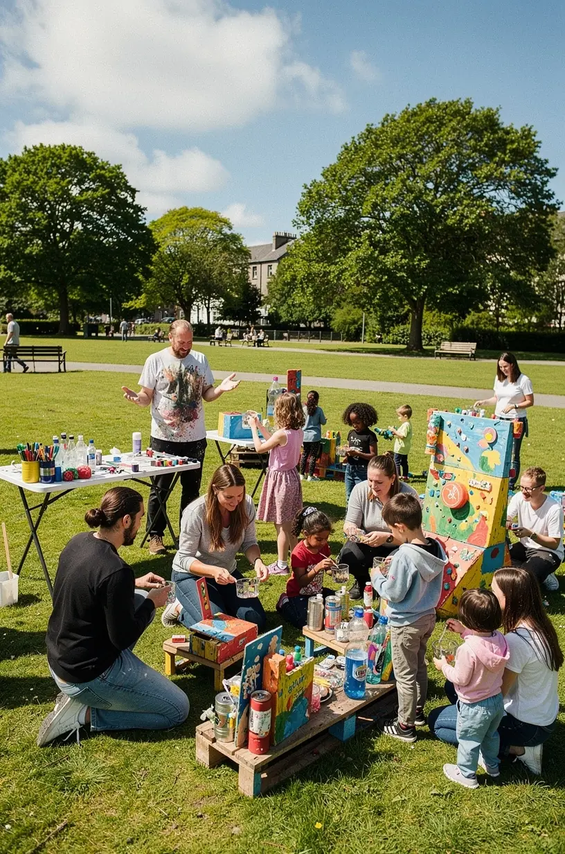 Logistics of organizing pop-up art exhibitions